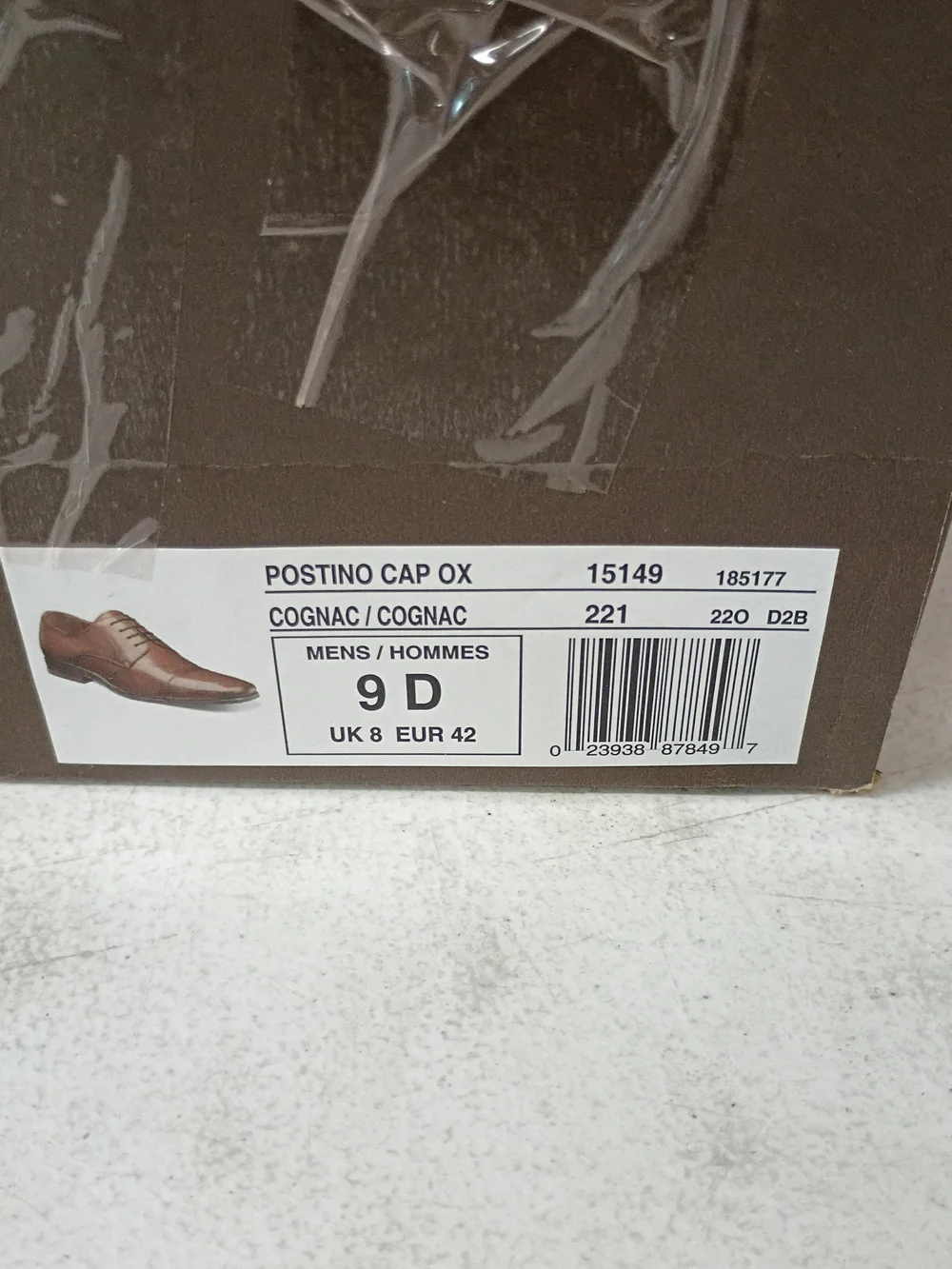 Florsheim Men's Chestnut Brown Cap-Toe Lace-Up Oxfords